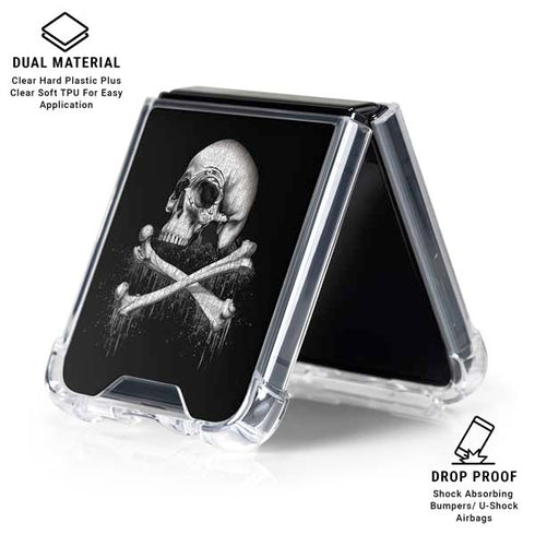 Alchemy Carta Blackbloods Bones Galaxy Z Flip6 Clear Case